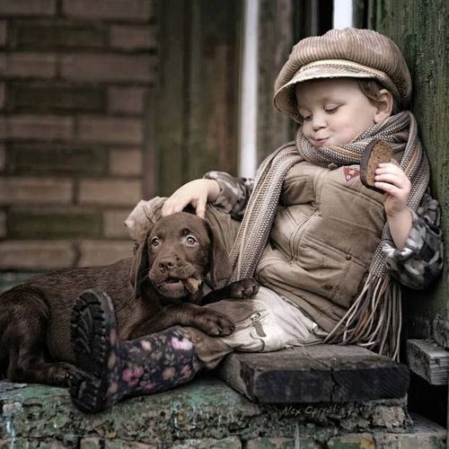 Boy and his dog