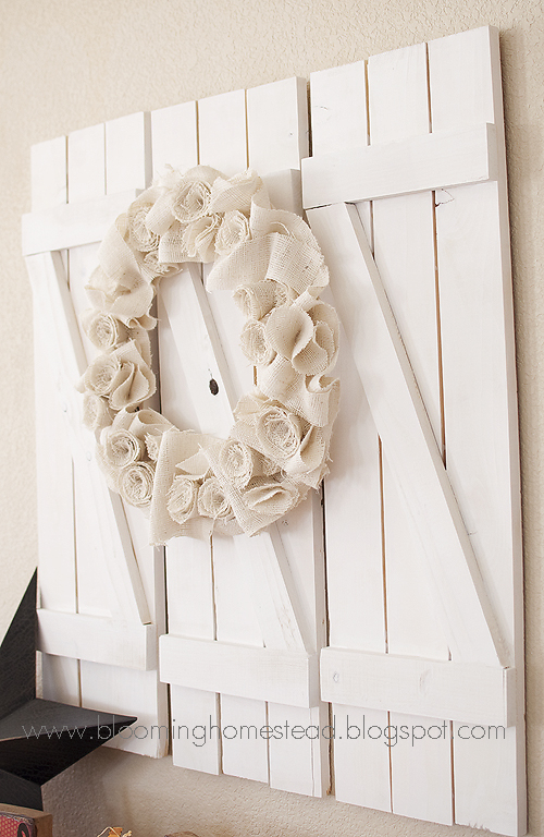 Barn door shutters