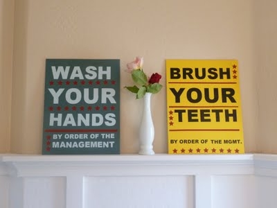 Bathroom art