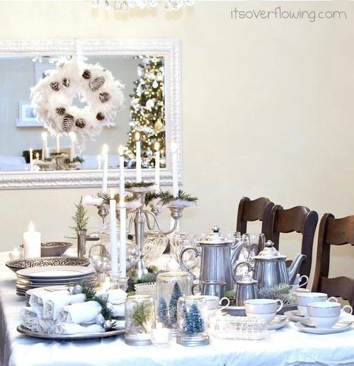 Winter tablescape Winter tablescape