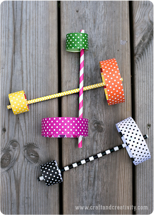 Paper straw airplanes