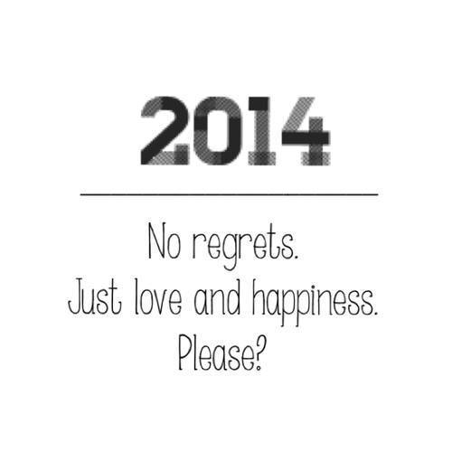 2014 no regrets