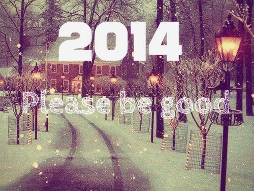 2014 please be good 2014 please be good
