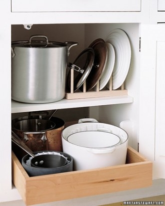 Organizing pot lids Organizing pot lids