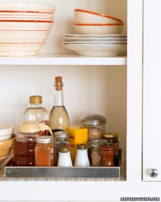 Baking pan organizer