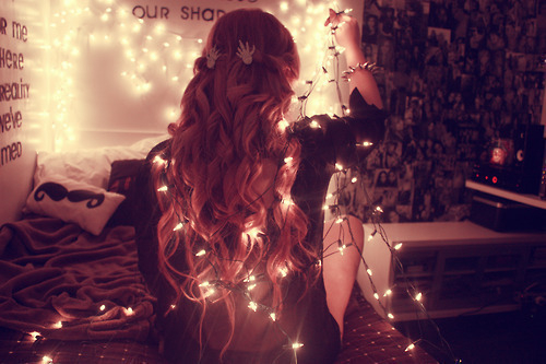Wrapped in lights