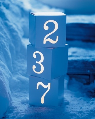 Illuminated numbers