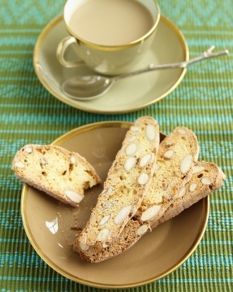 Almond ginger biscotti Almond ginger biscotti