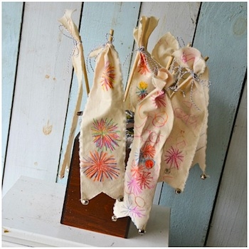 New Years Eve Celebration pennants
