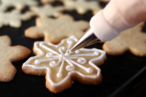 Snowflake cookies Snowflake cookies