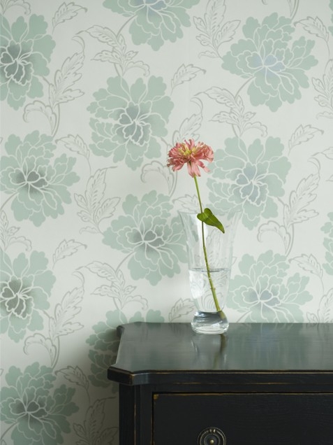 Floral wall treatment