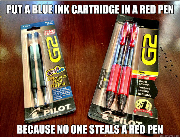 Keep pen thieves at bay Keep pen thieves at bay