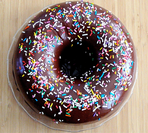 Chocolate sprinkle donut Chocolate sprinkle donut