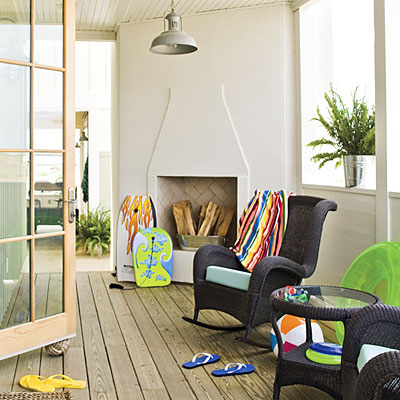 Coastal front porch Coastal front porch