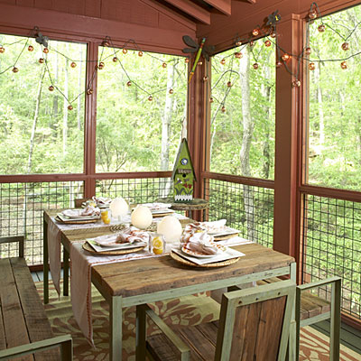 Entertaining porch