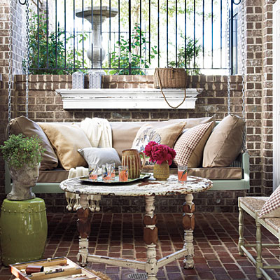 Georgia brick porch