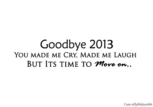 goodbye 2013