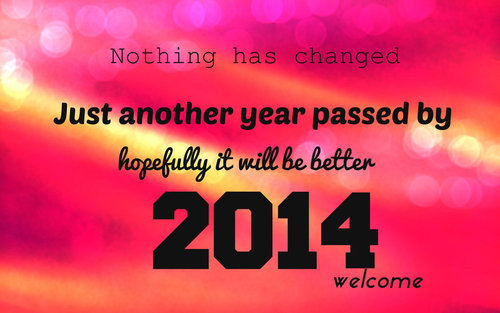 Hopefully 2014 will be better Hopefully 2014 will be better