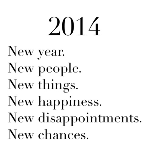 New everything for 2014