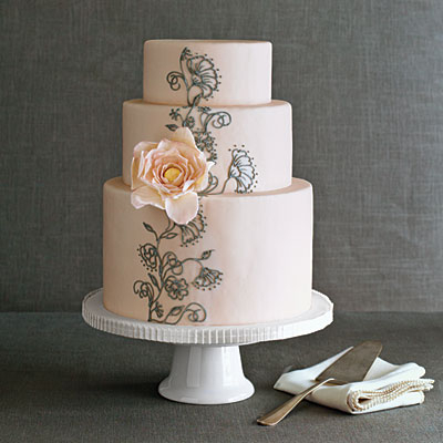 Vine in bloom wedding cake Vine in bloom wedding cake
