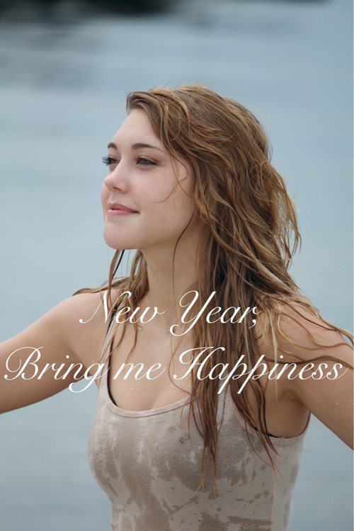 New year, bring me happiness New year, bring me happiness