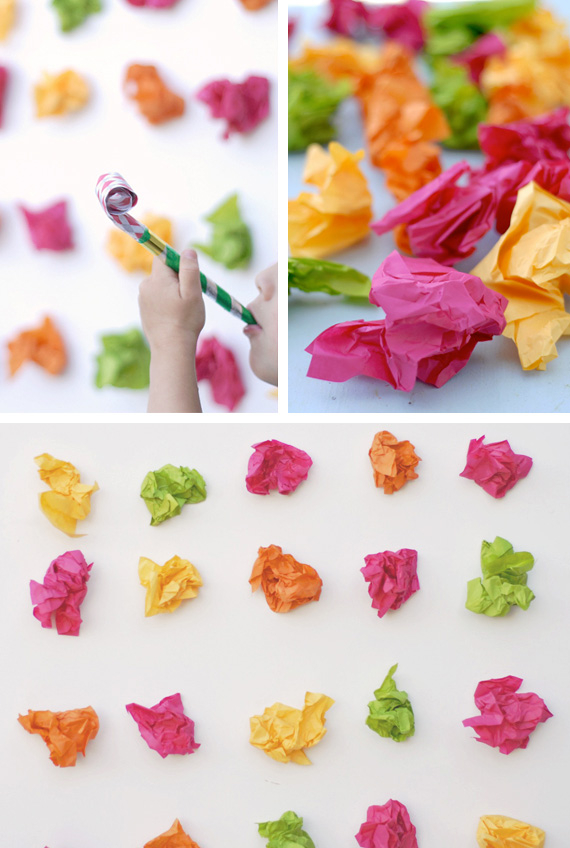 Colorful tissue backdrop Colorful tissue backdrop