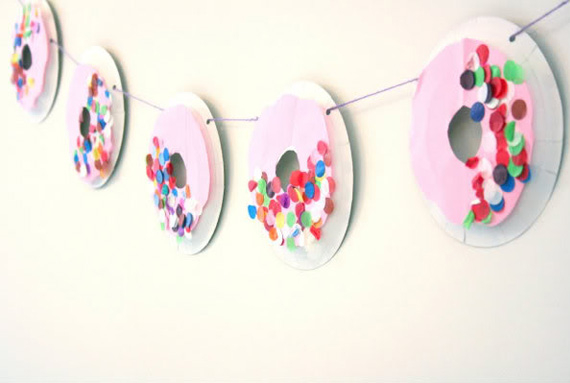 Doughnut garland