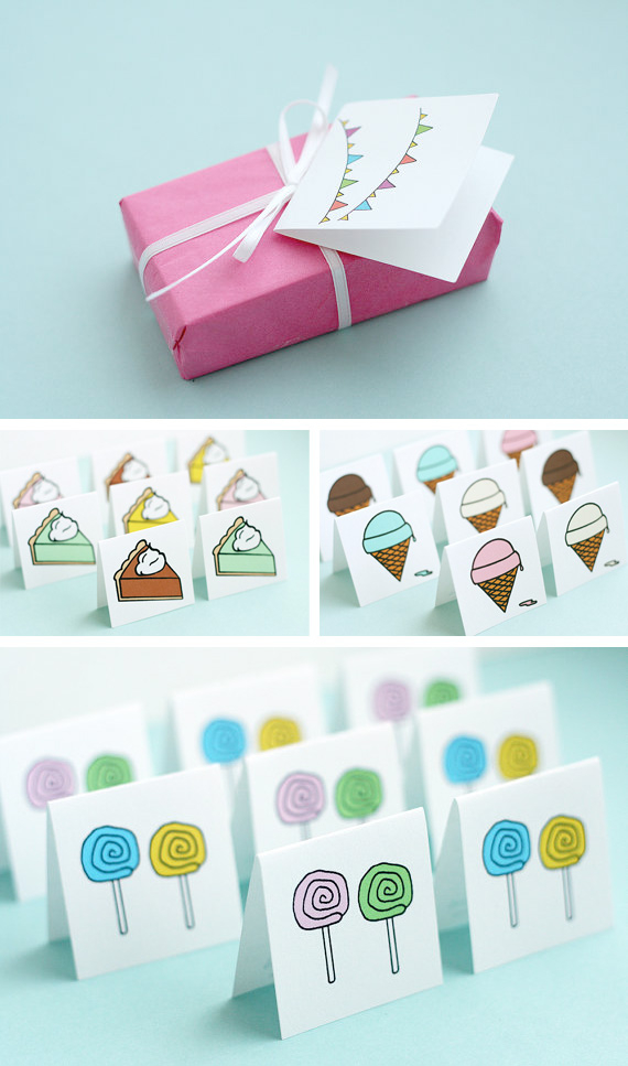 Decorative mini cards Decorative mini cards