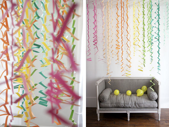 Zig zag accordion streamers Zig zag accordion streamers