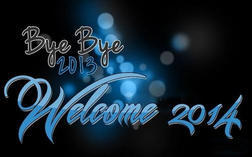 Bye bye 2013, welcome 2014 Bye bye 2013, welcome 2014