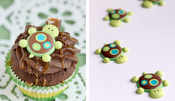 Turtle cupcakes Turtle cupcakes