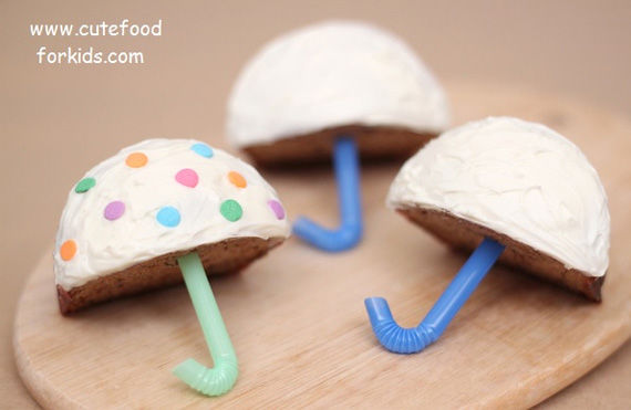 Umbrella cupcakes