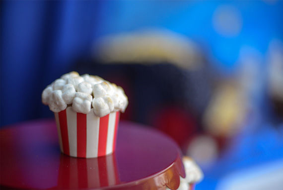 Popcorn cupcakes Popcorn cupcakes
