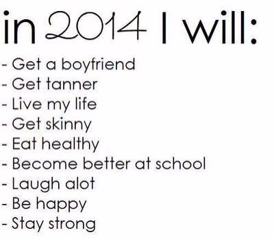 In 2014 I will In 2014 I will