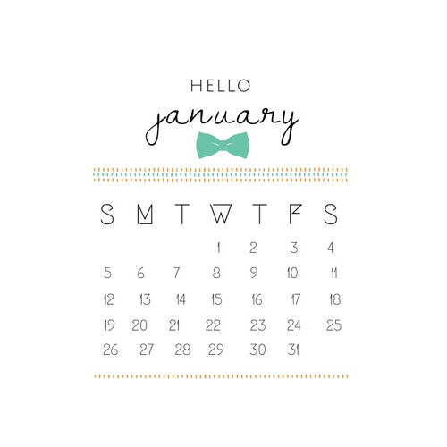 Hello january