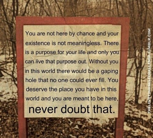 There is a purpose for your life There is a purpose for your life