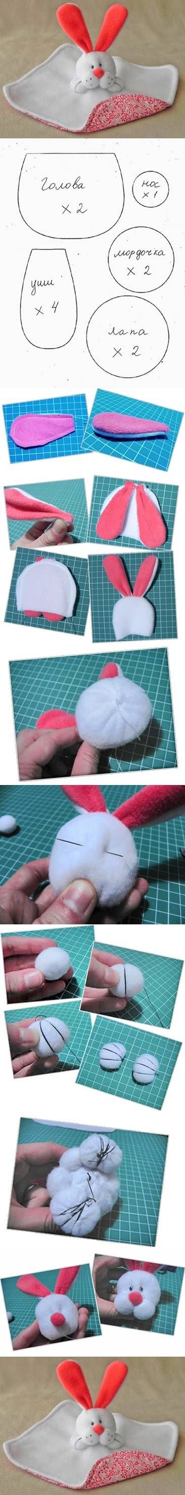 DIY Adorable Fabric Bunny