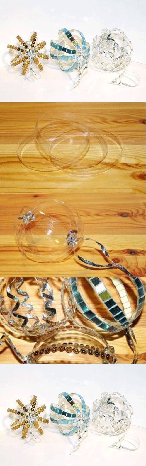 DIY Plastic Bottle Ring Ornaments DIY Plastic Bottle Ring Ornaments