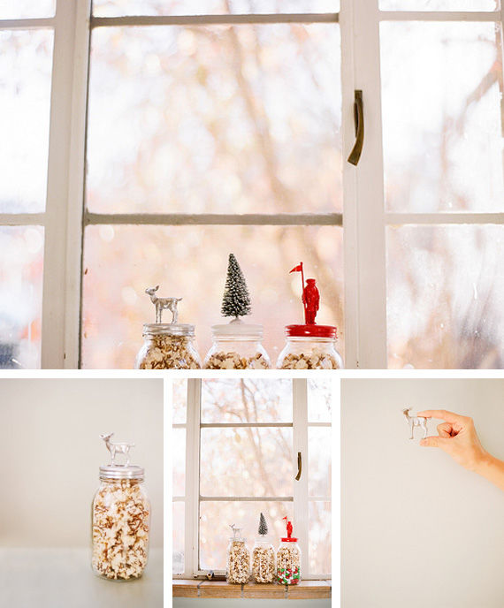Festive topped jars