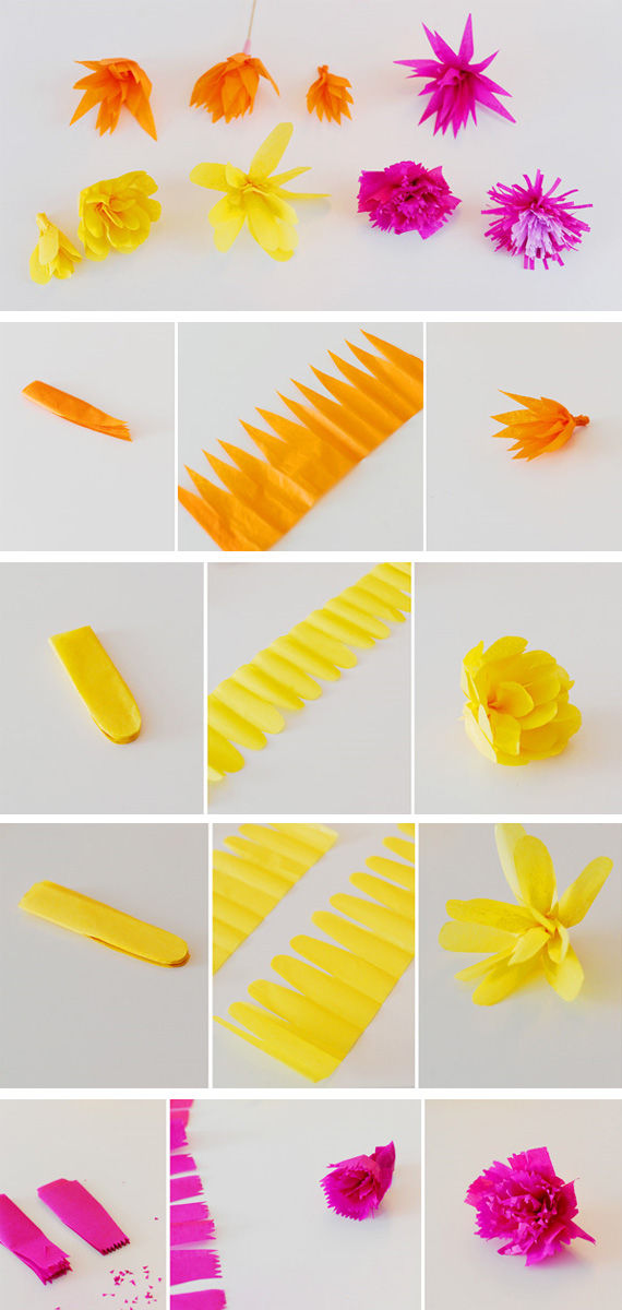 Paper flowers tutorial Paper flowers tutorial