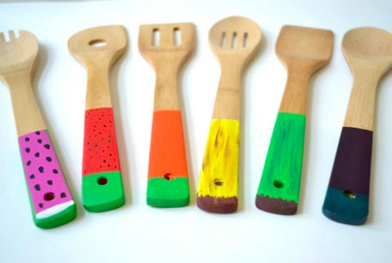 Painted spoons