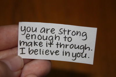 I believe in you I believe in you
