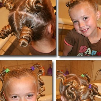 No heat bun curls