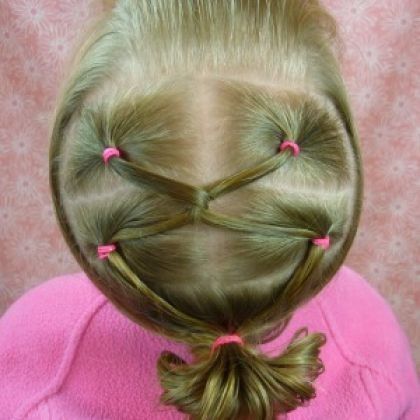 Twist link pony tail