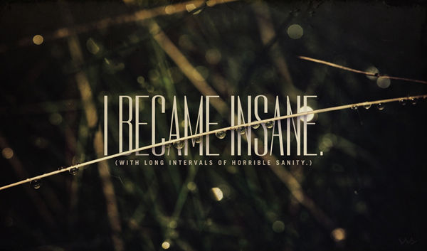 I became insane