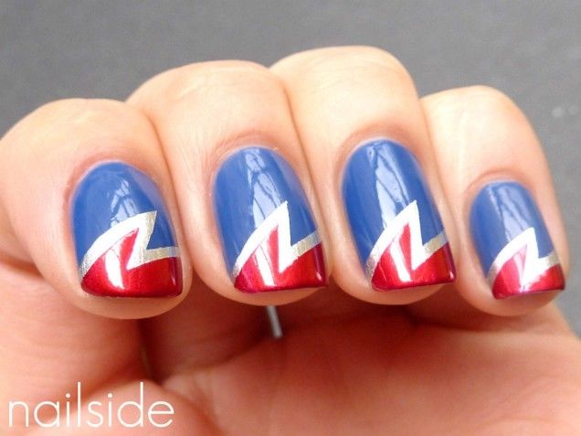 Wonderwoman nails