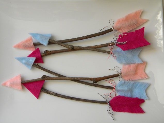 Valentines Day Twig arrows