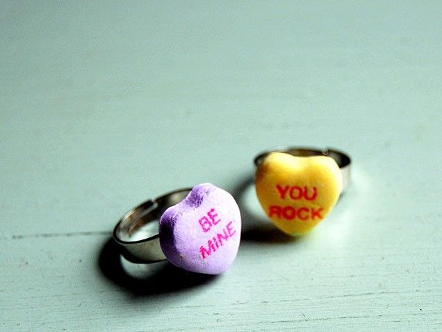 Candy conversation rings