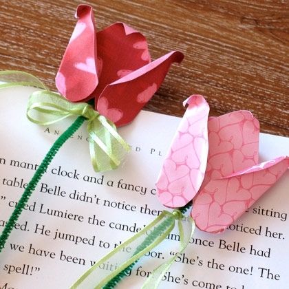 Belles valentine bookmarks