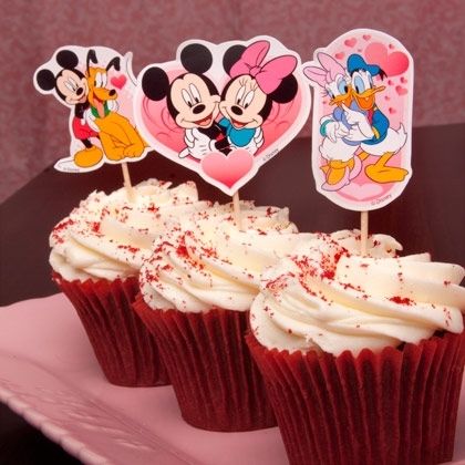 Mickey and friends cupcake toppers